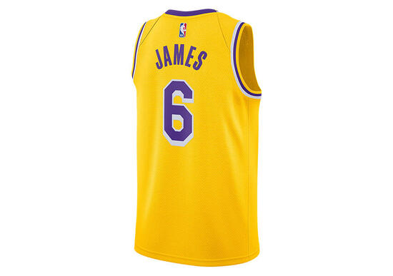 Magliette basket uomo Nike Nba Los Angeles Lakers Lebron James Swingman