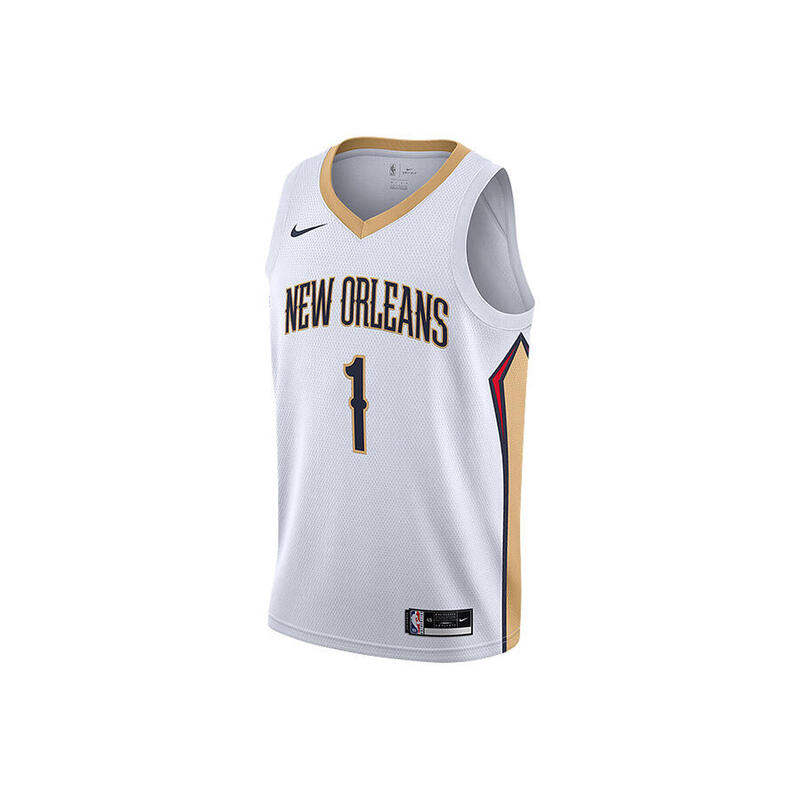 Tricou baschet cw3601107 fără mâneci alb bărbătesc
