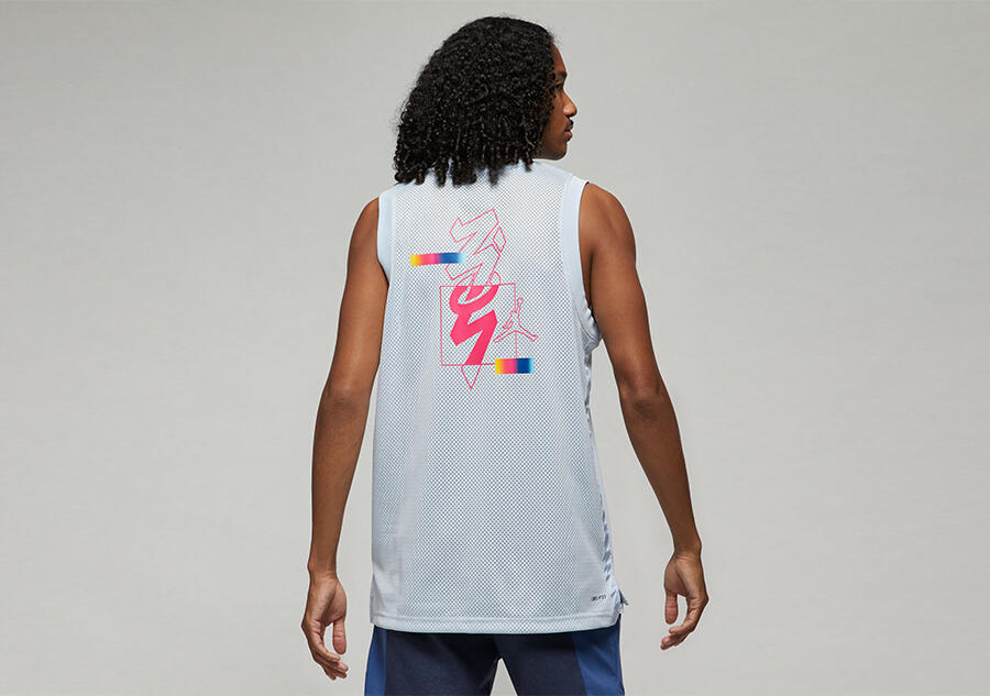 Camisetes para basquete para homens / masculino Nike Air Jordan Zion Dri-fit 2/3
