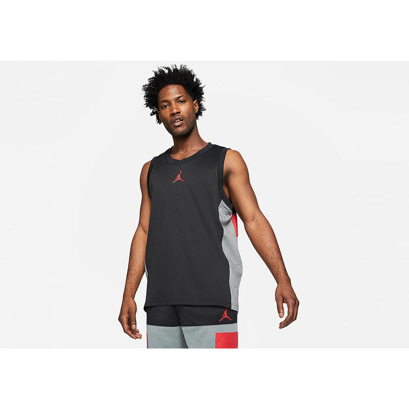 Tricou baschet cz4741010 fără mâneci negru bărbătesc