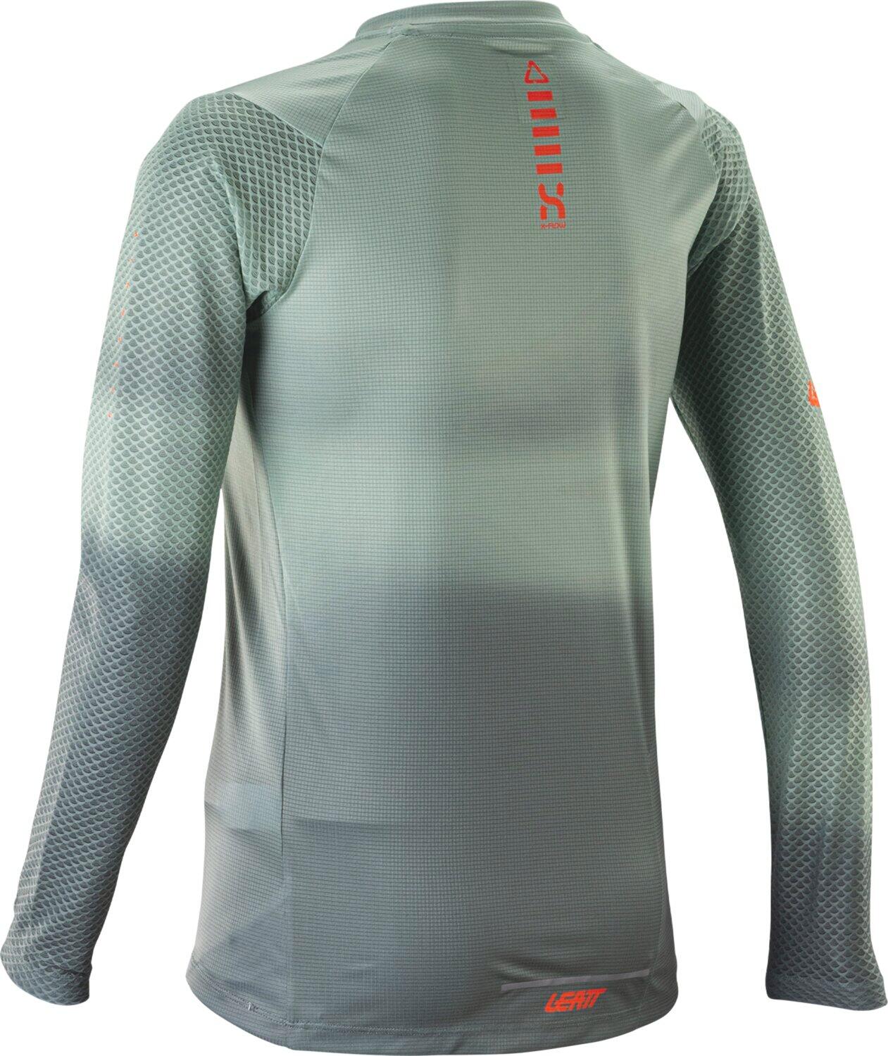 Leatt Trail 3.0 Langarm Trikot Grün Damen 2/7