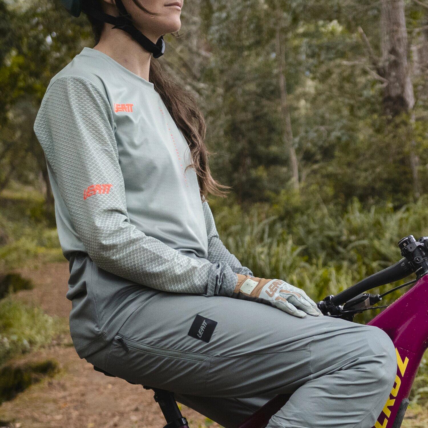 Leatt Trail 3.0 Langarm Trikot Grün Damen 4/7