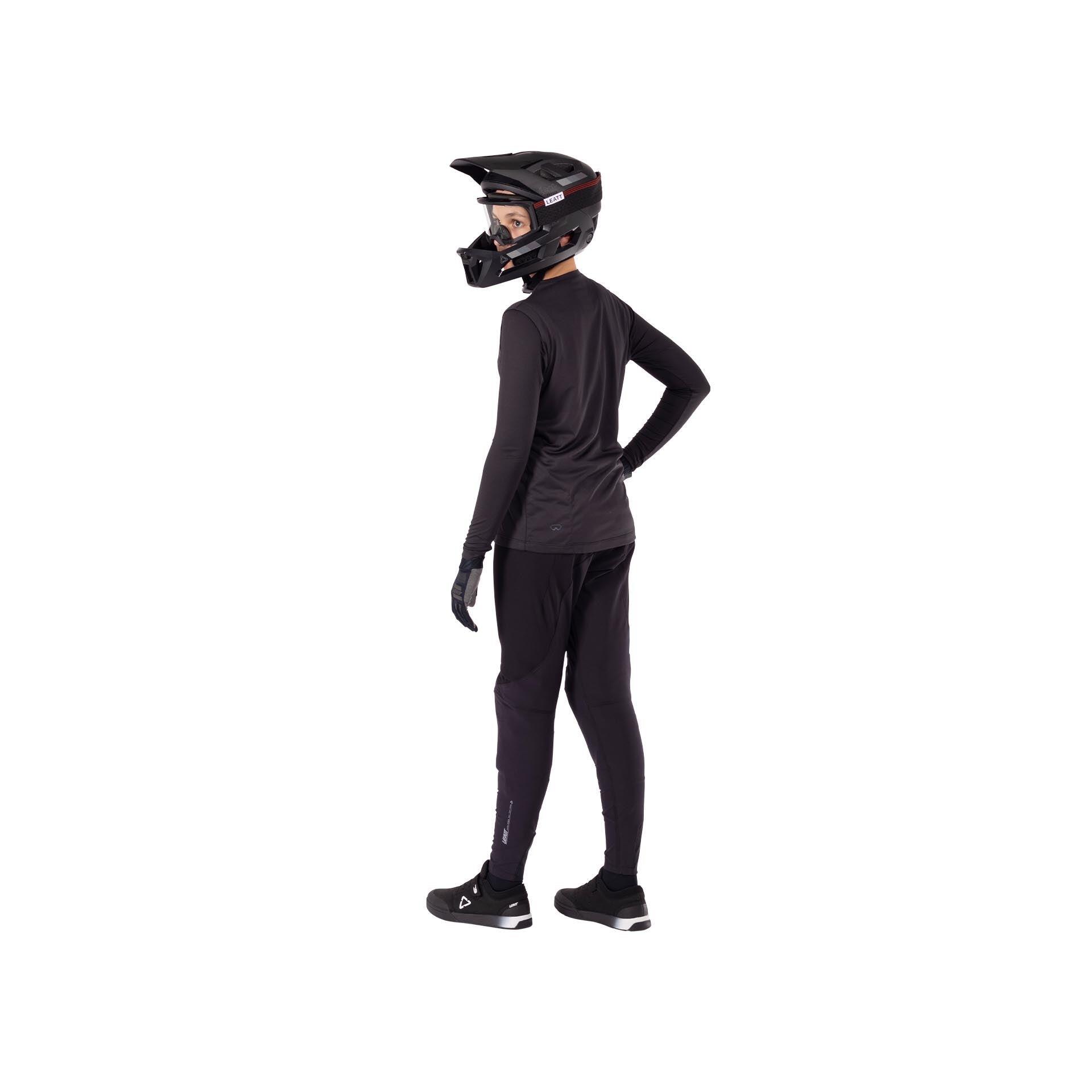 Combinaison MTB 1.0 confortable et respirante en noir pour enfants 7/7