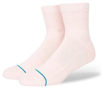 Stance icon crew sokken roze