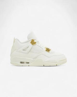 Jordan 4 Retro Metallic Gold (Womens)