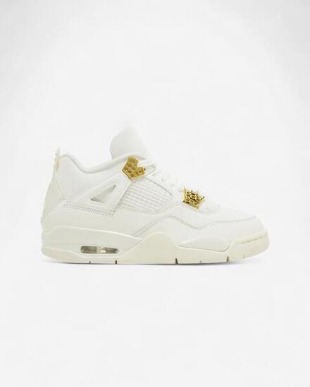 Jordan 4 Retro Metallic Gold (Womens)