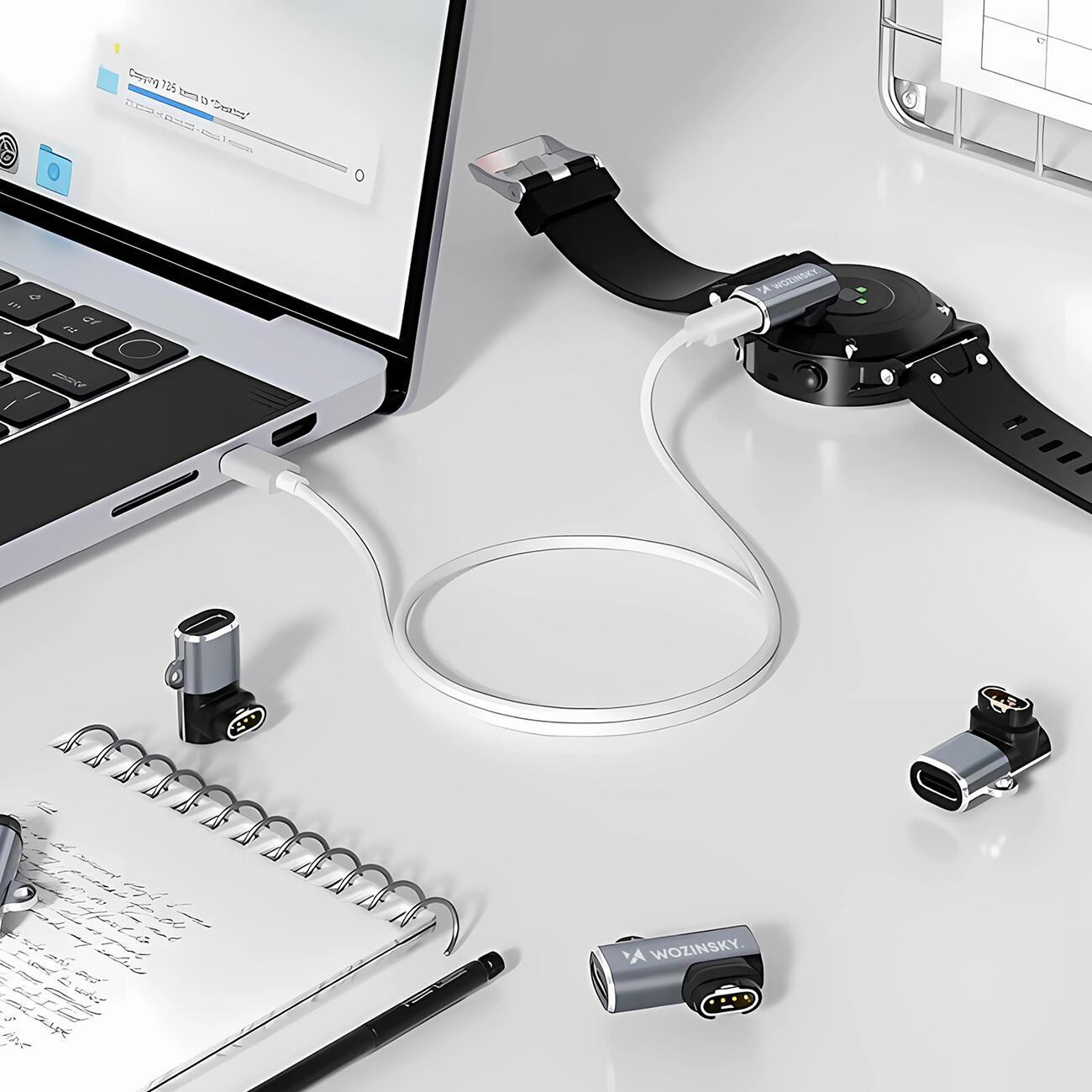 ADAPTATEUR USB-C POUR GARMIN CHARGEUR POUR FENIX FORERUNNER VENU 7/7