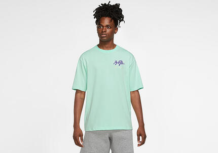 Koszulka męska nike air jordan jumpman statement 85 crew tee mint foam