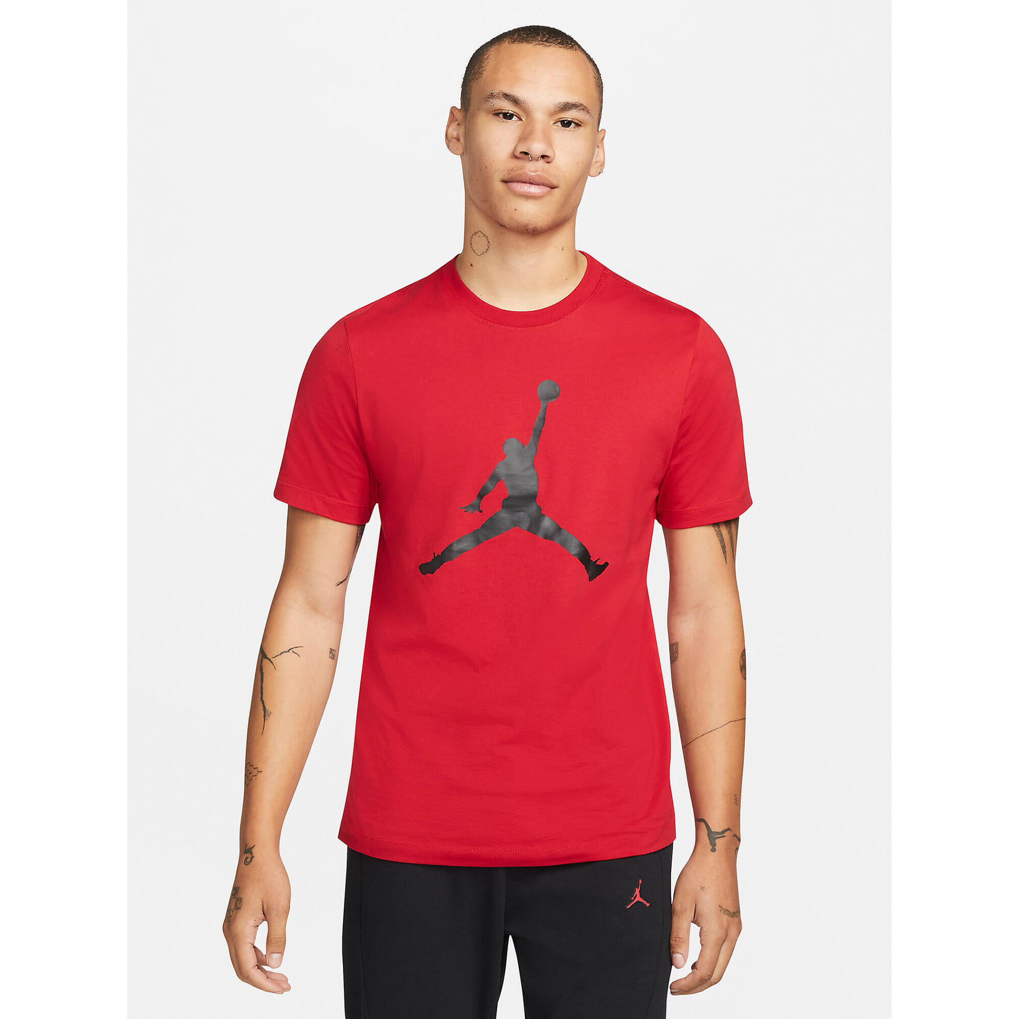 Koszulka męska nike air jordan jumpman tee gym red