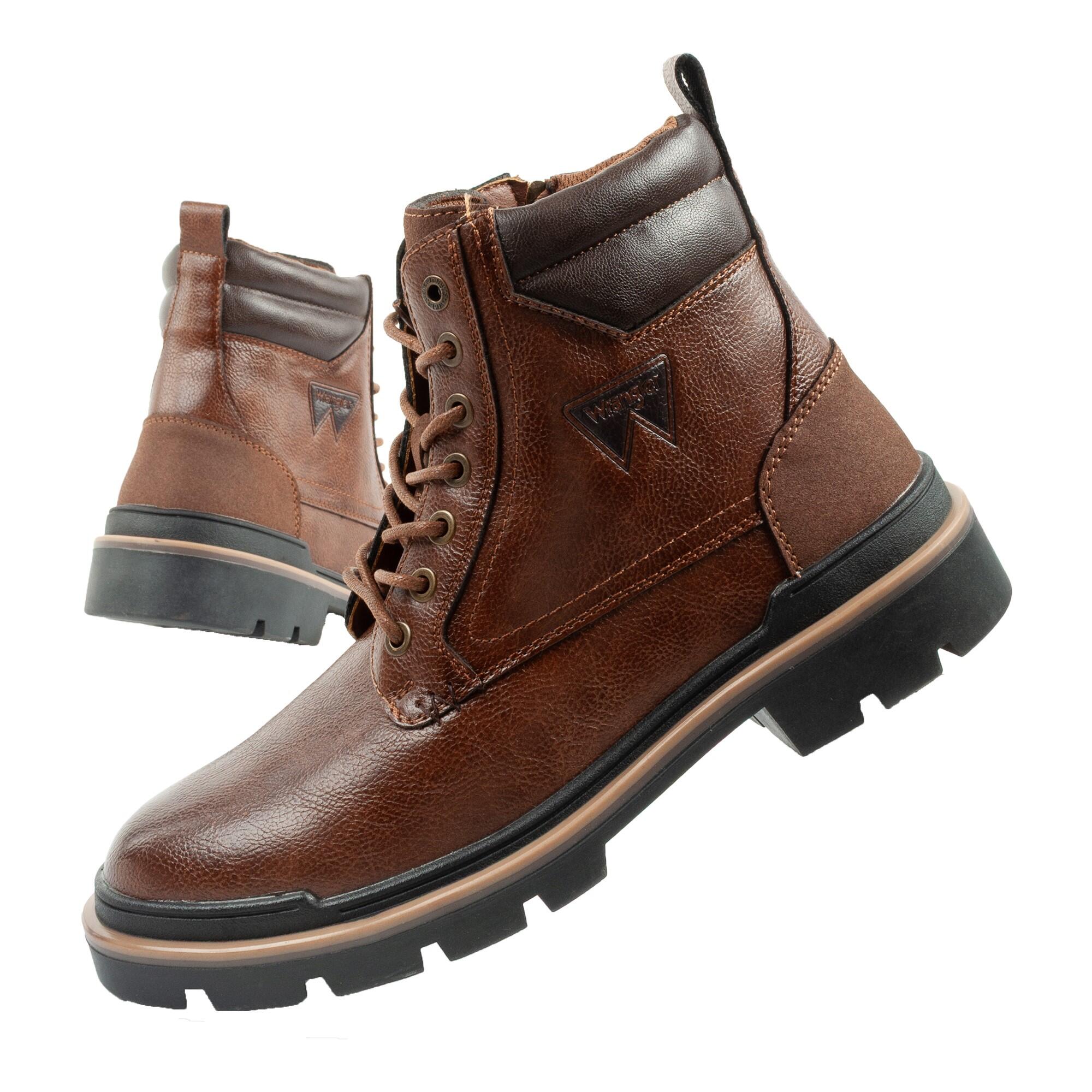 Wrangler - Bottes Pour Hommes Wrangler Nevada - Bottines - Marron - Decathlon