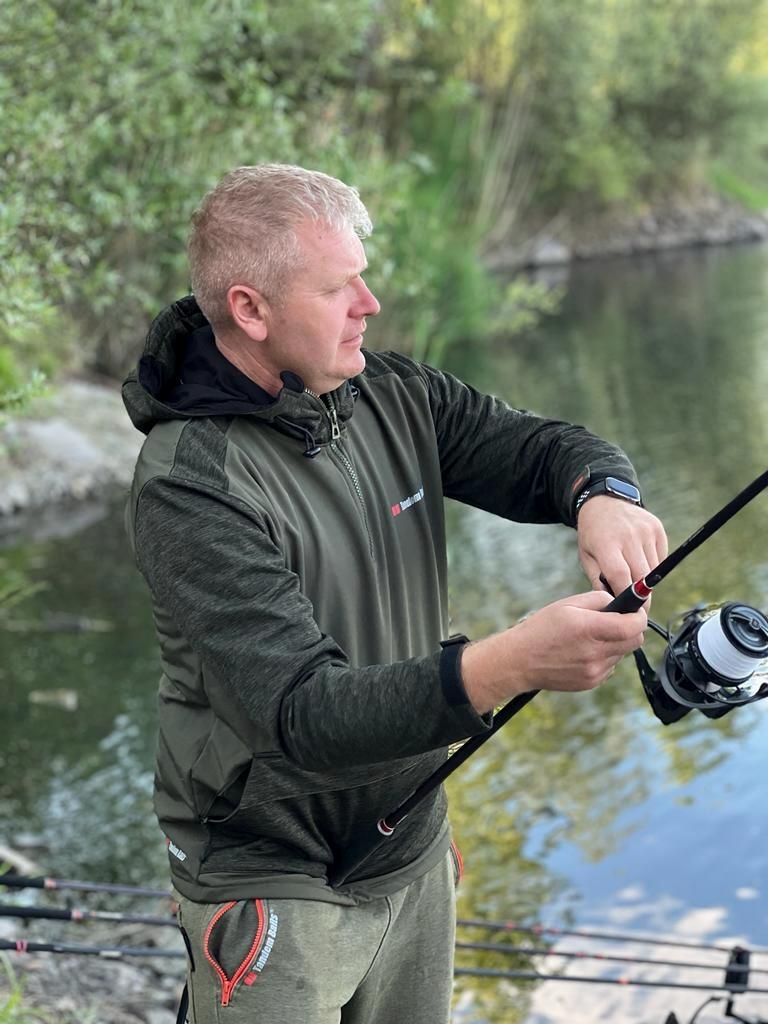 Sweat à capuche de pêche SoftShell S 6/7