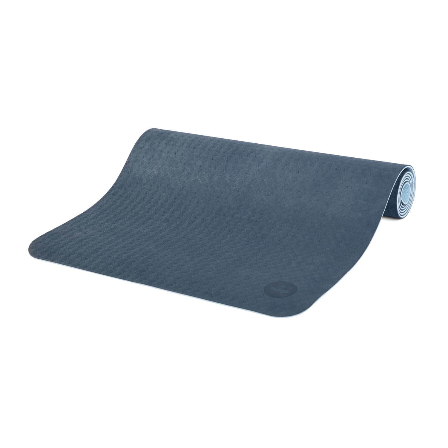 Slipvaste yogamat Bodhi Flow 5 mm blauw 6/7