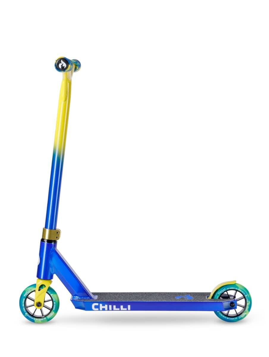 Chilli Pro Scooter Jumpstart - M -  Blue/Yellow 3/7