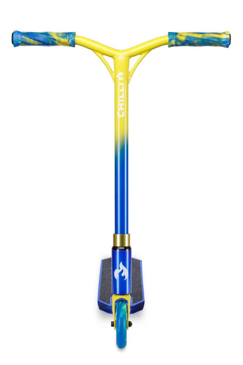 Chilli Pro Scooter Jumpstart - M -  Blue/Yellow 2/7