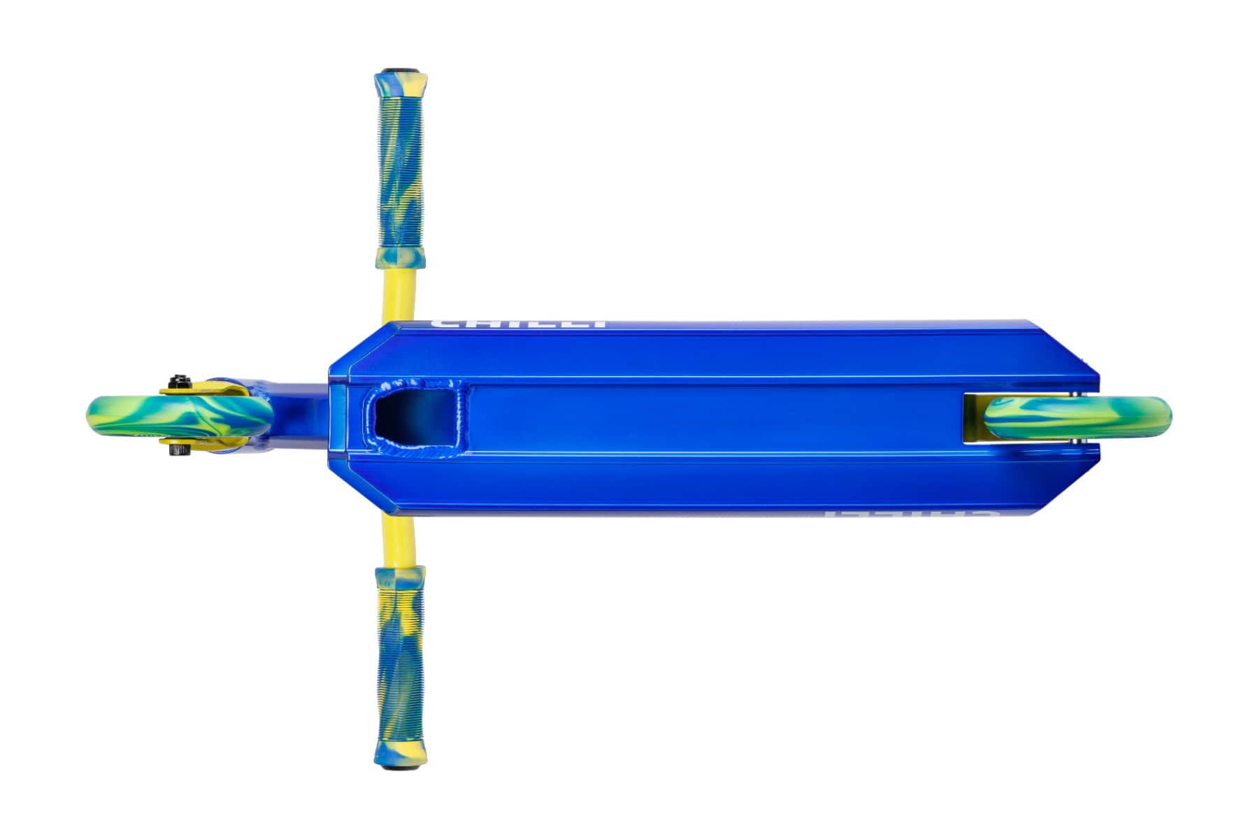 Chilli Pro Scooter Jumpstart - M -  Blue/Yellow 5/7