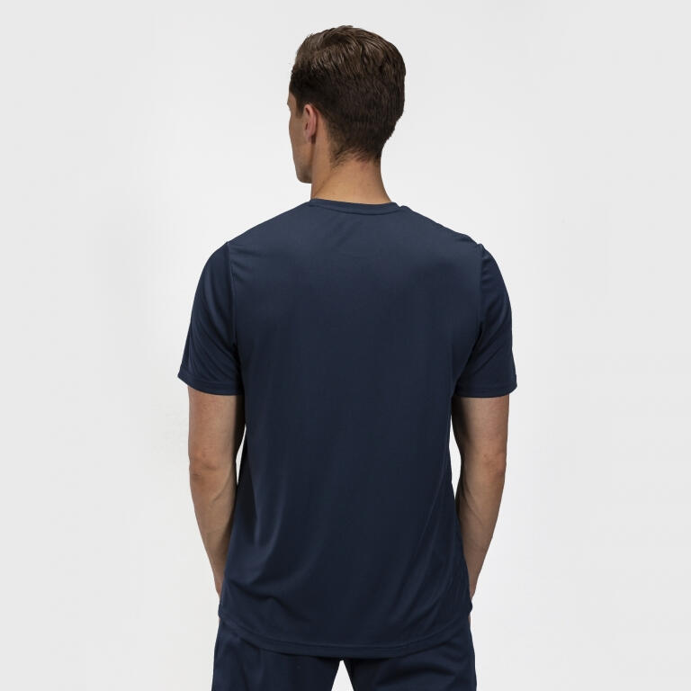 Maillot Manches Courtes Football Homme Joma Combi Bleu Marine 6/7