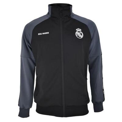 Maglione da bambino con zip iconico del Real Madrid