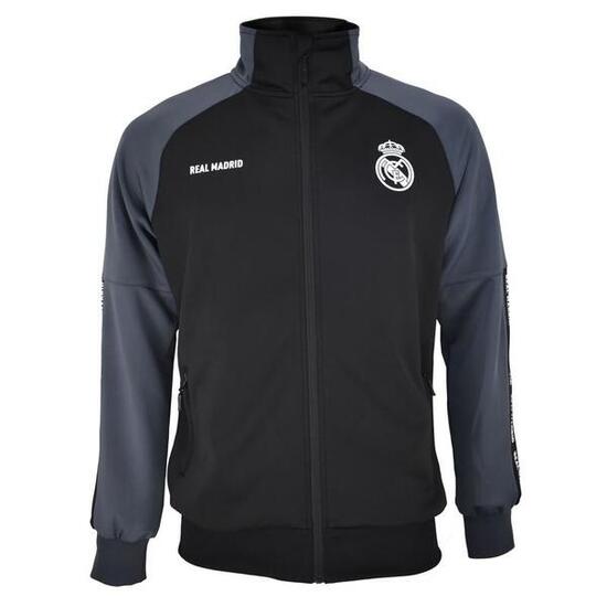 Maglione da bambino con zip iconico del Real Madrid