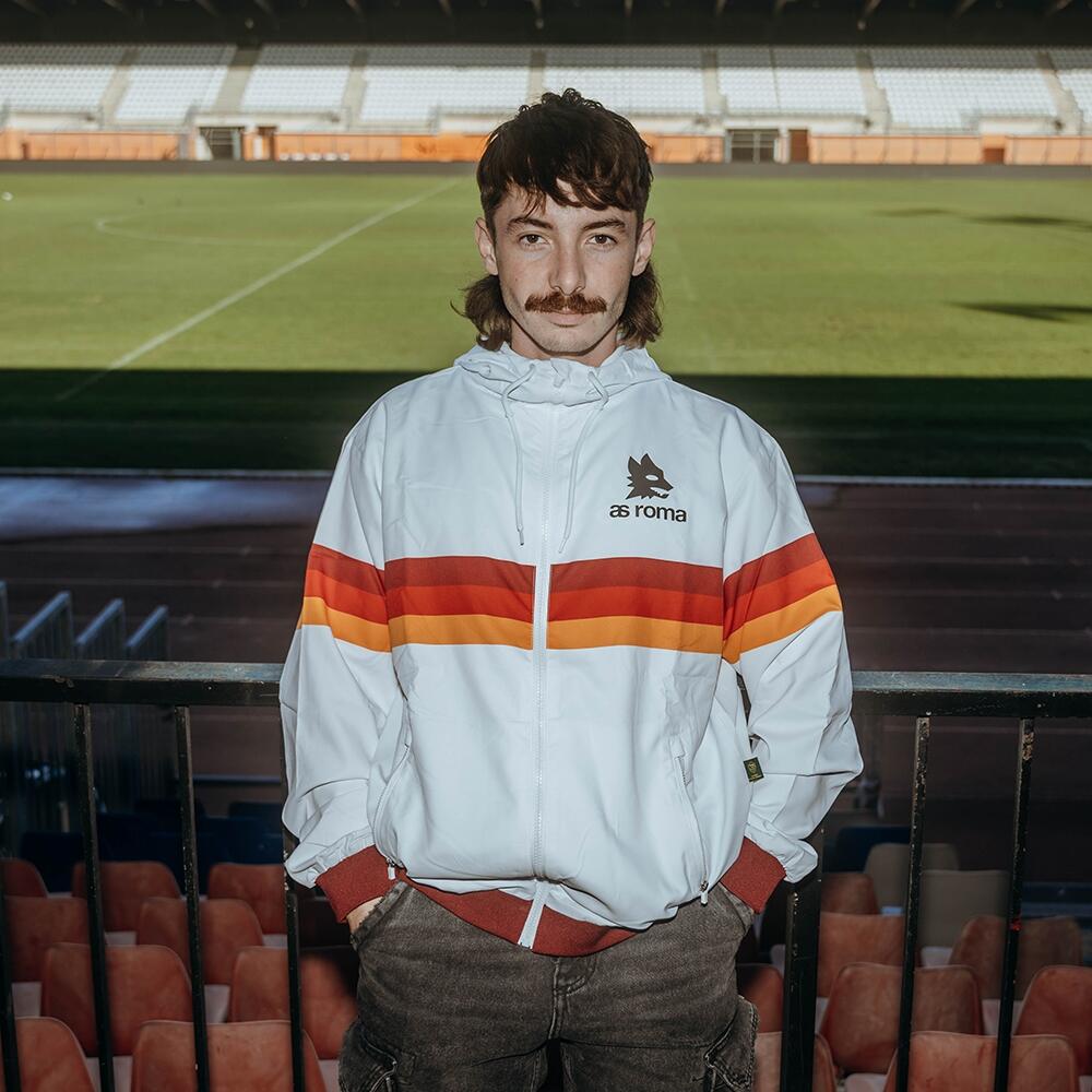 Windrunner - Voetbal - Heren - Retro AS Roma 1980 - Wit 2/6