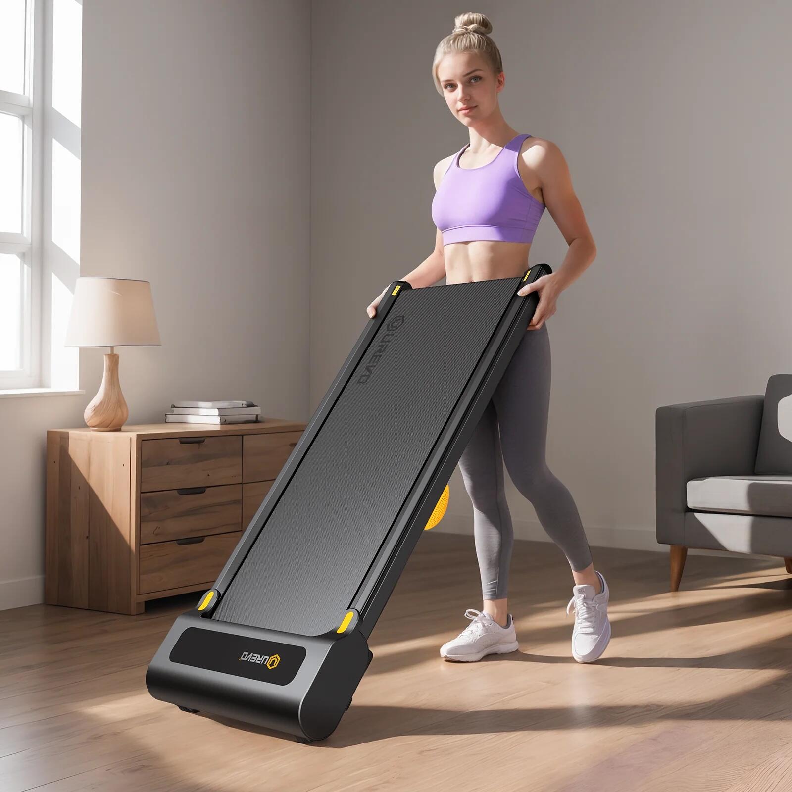 Ultraflaches Walking-Laufband SPACEWALK LITE – kompakt & leise 4/7