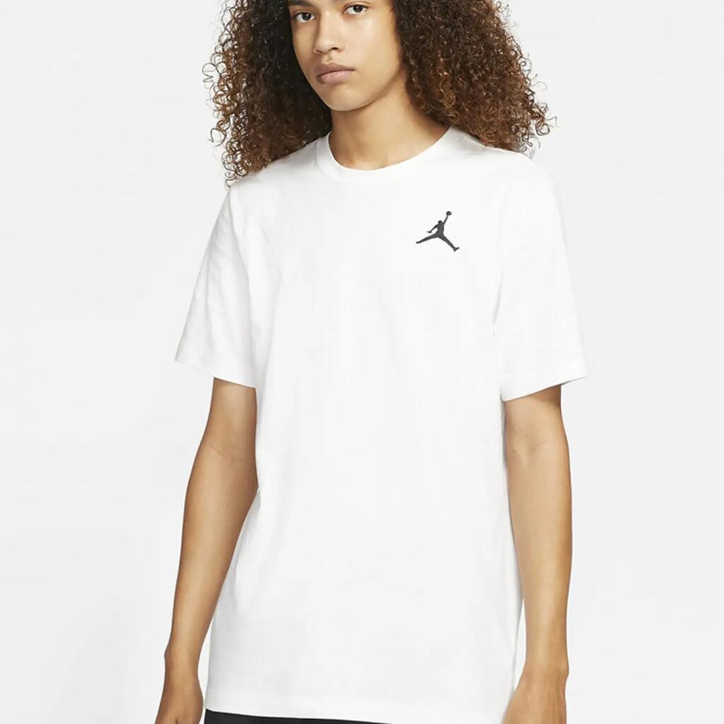 Men basketball T-Shirt Nike Koszulka Męska Tshirt Jumpman Crew Biała