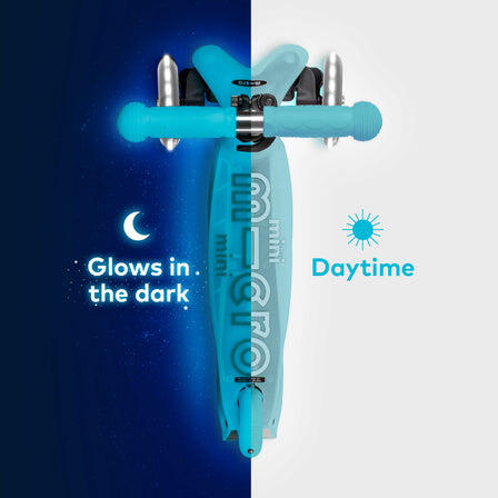 Patinete Scooter 3 Ruedas Micro Mini Deluxe LED Glow aqua 3/7