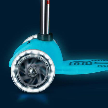 Patinete Scooter 3 Ruedas Micro Mini Deluxe LED Glow aqua 2/7
