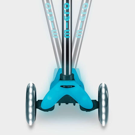 Patinete Scooter 3 Ruedas Micro Mini Deluxe LED Glow aqua 5/7