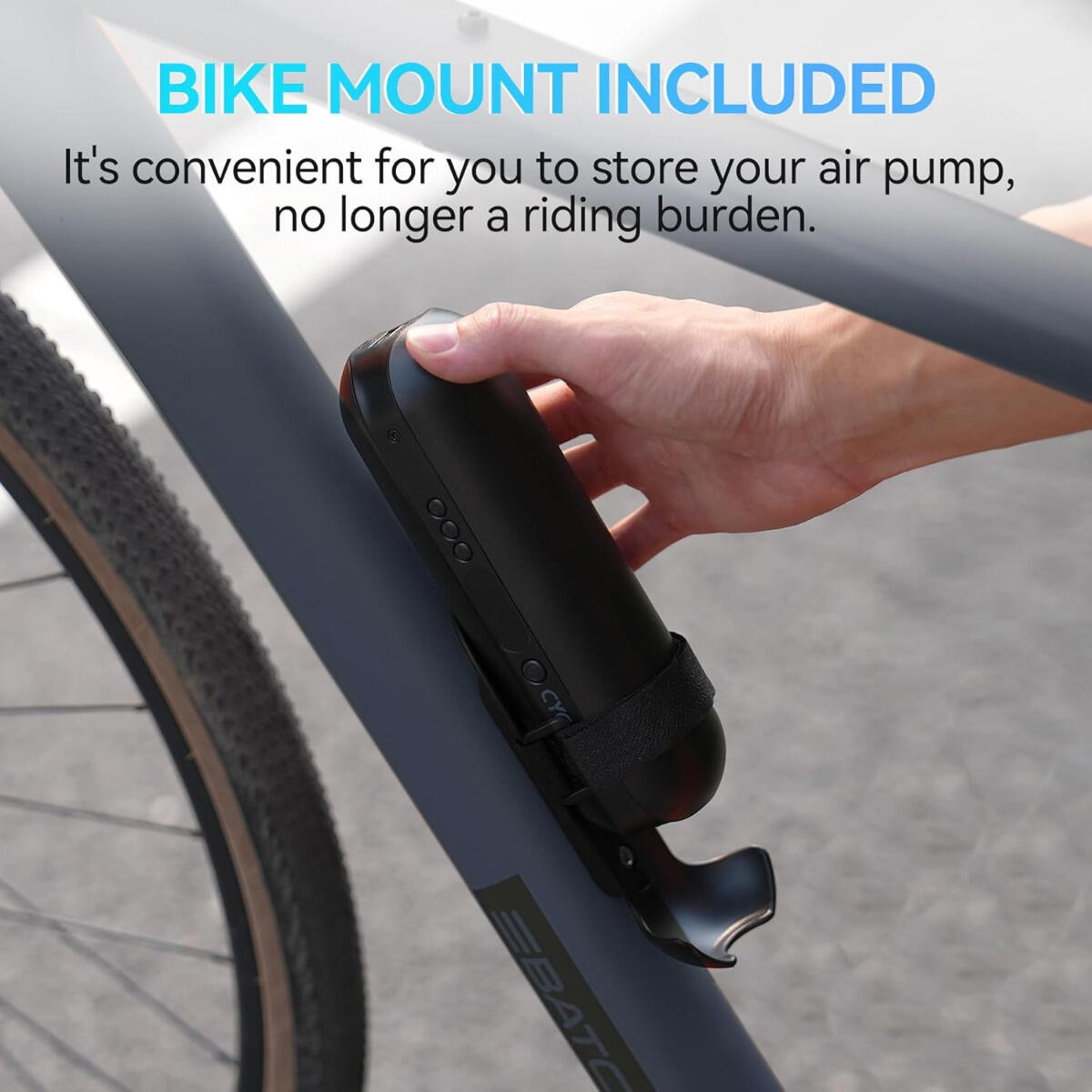 Mini-compresseur électrique vélo CYCPLUS A2 PLUS Pro 5/6