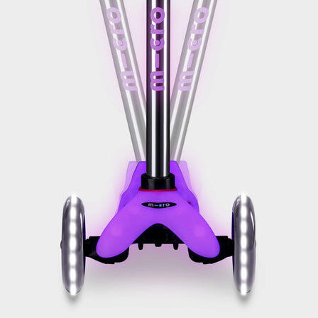 Patinete Scooter 3 Ruedas Micro Mini Deluxe LED Glow rosa 5/7