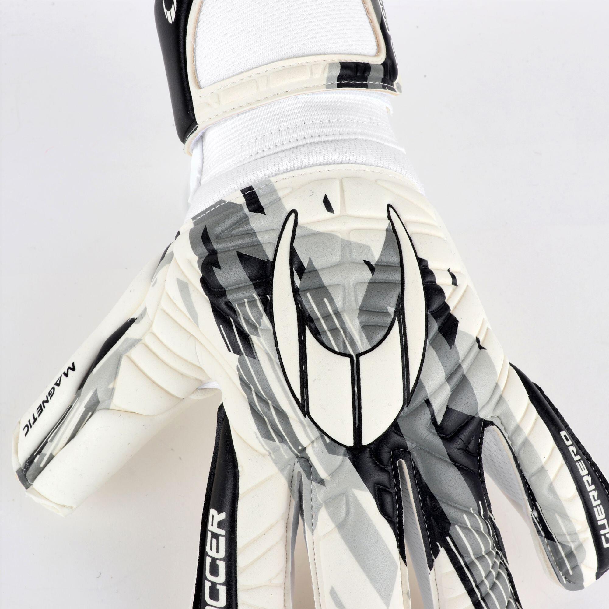 Guanti da portiere Ho Soccer per Adulti Guerrero Zero Fear RN Magnetic Bianco 4/7