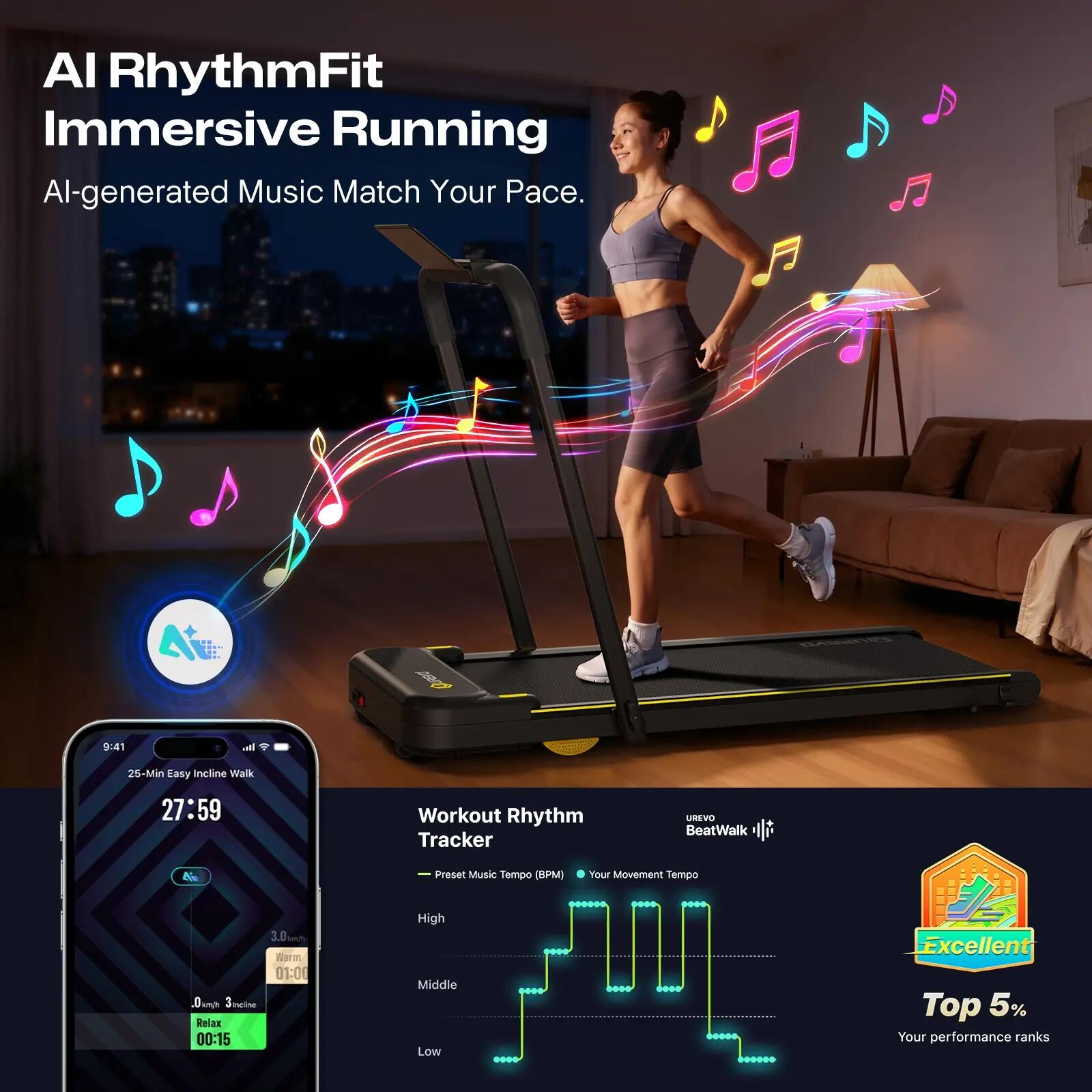 Smart-Laufband STROL 2E – faltbar, leistungsstark & Bluetoothfähig 4/7