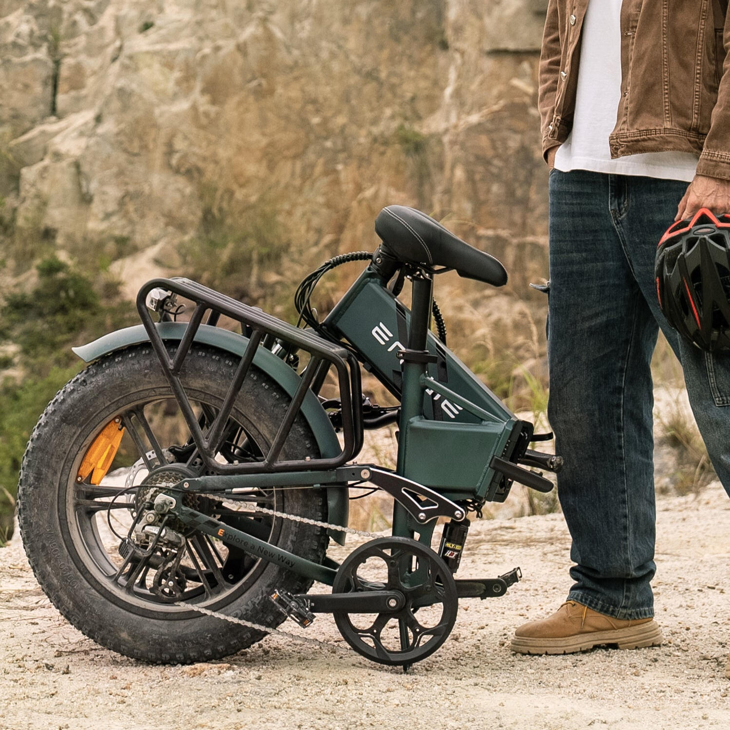 Bicicleta eléctrica ENGWE Engine Pro 2.0 plegable 250W 110 km 4/7