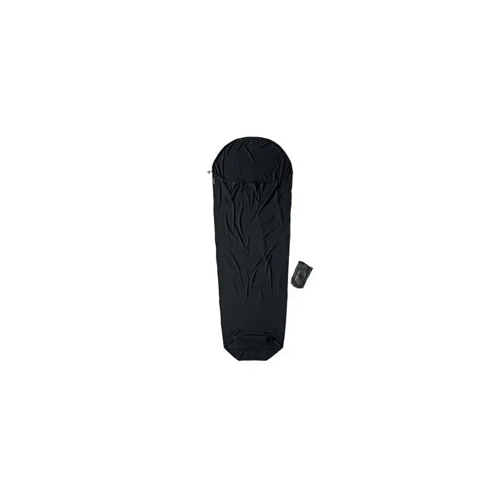 Cocoon Lakenzak Mummy 100% Merinowol Zwart
