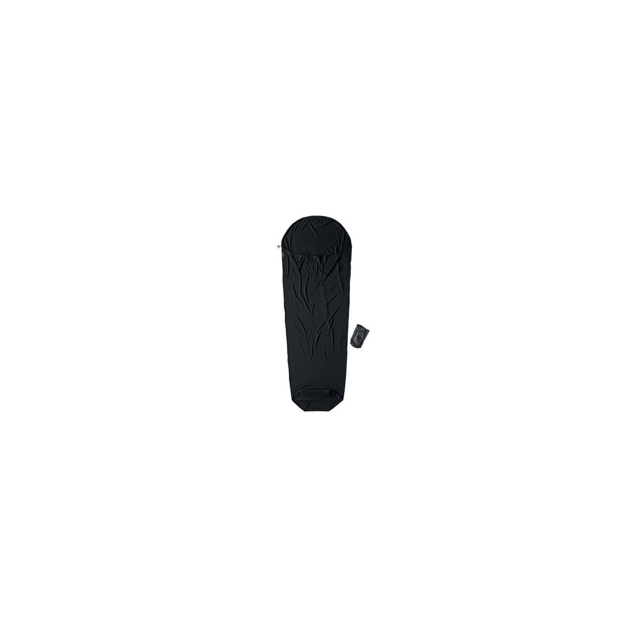 Cocoon - Drap De Sac Merino Mummy Cocoon - Drap De Sac De Couchage - Noir - 220 Cm - Decathlon