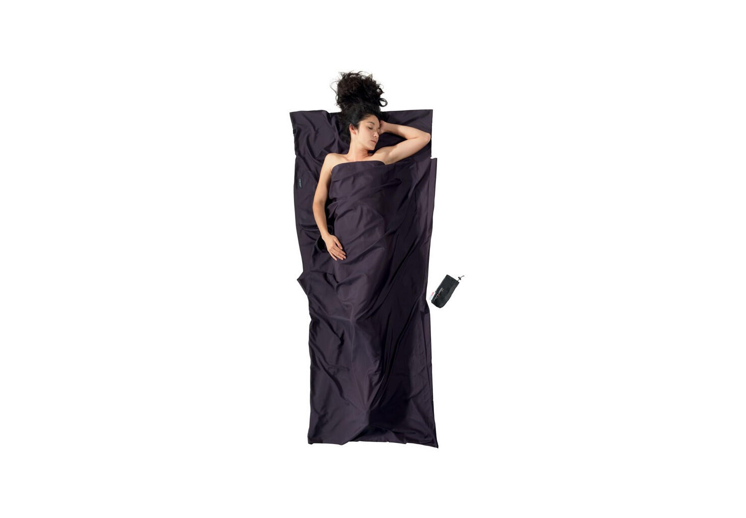 High Peak TR 300 Sacco a Pelo, Unisex – Adulto, Grigio Antracite/Blu, 230 x 85/55 cm