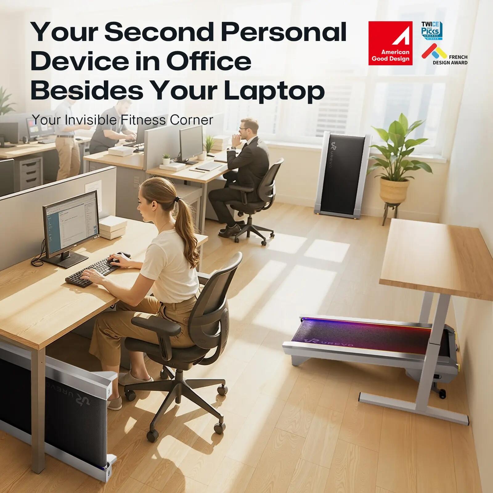 Tapis de marche inclinable CyberPad pour le bureau 7/7