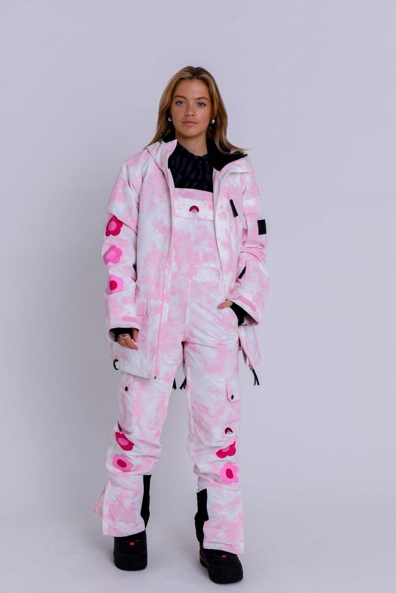 Yeh Girl Ski- & Snowboardjacke – Katie Ormerod Pink Tie Dye Signature Line 3/15