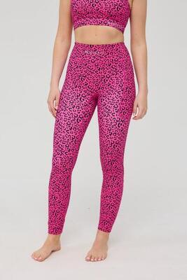 Infinite high waisted leggings - roze luipaard