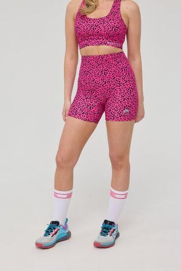 Infinite High Waisted Short - Roze Luipaard