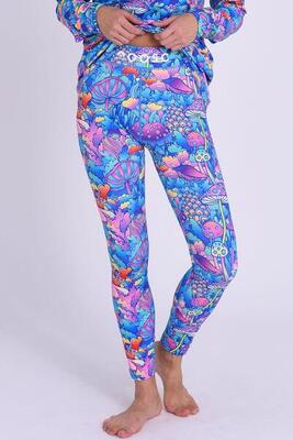 Dames ski functionele legging thermisch how high