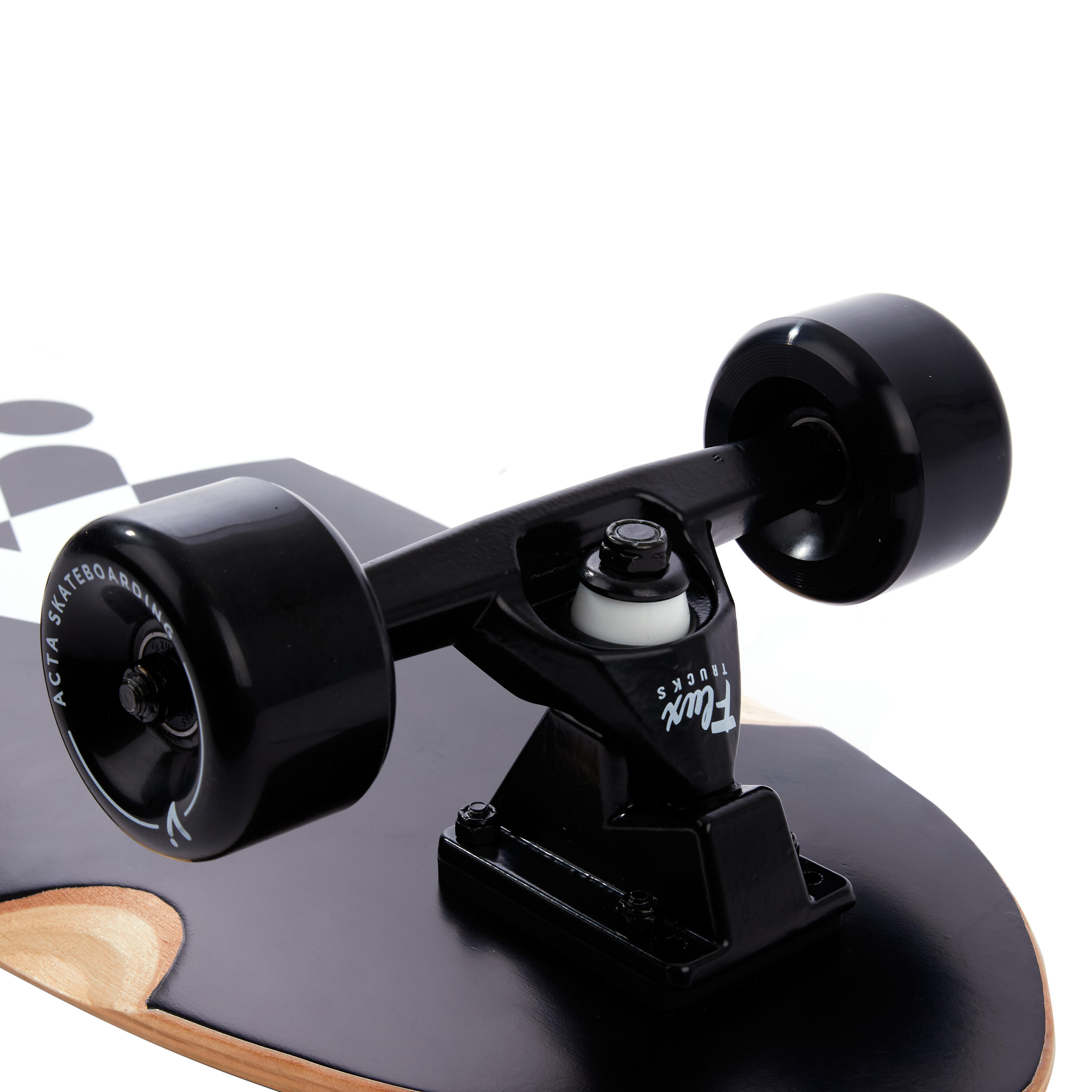 Surfskate Upside Down 32" – Noir & Blanc - Pour pumptrack, cruising et carv 5/9