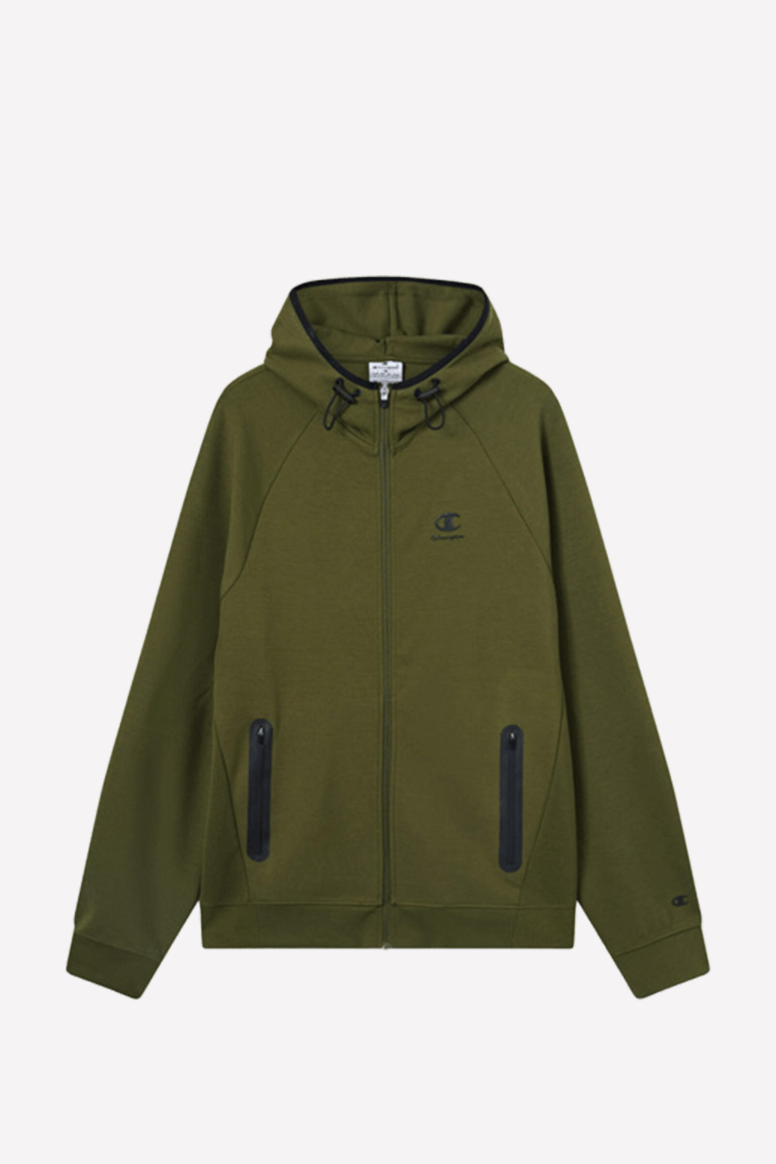 Champion Sudadera Con Capucha C-tech Verde 3/5
