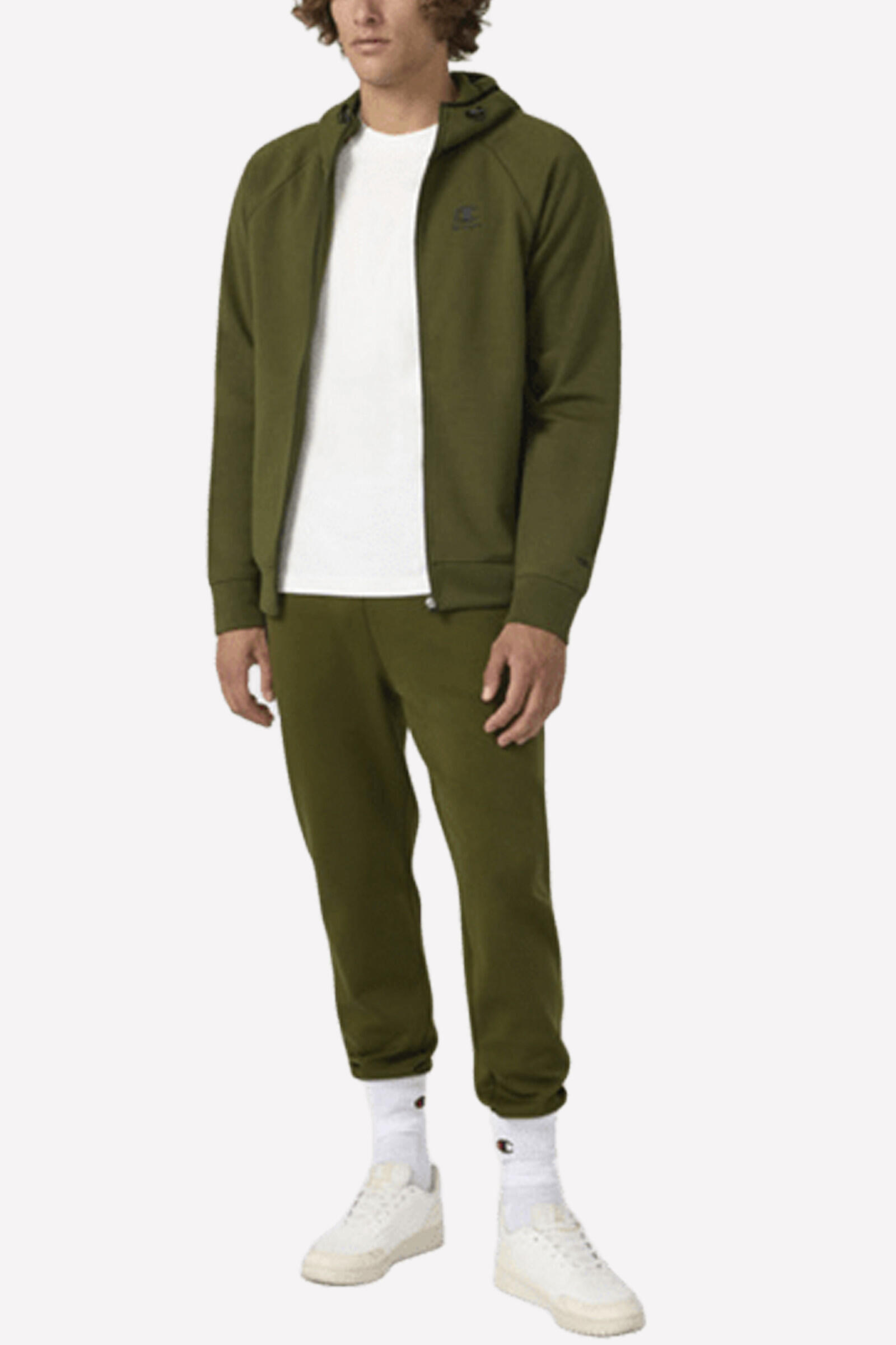 Champion Sudadera Con Capucha C-tech Verde 5/5