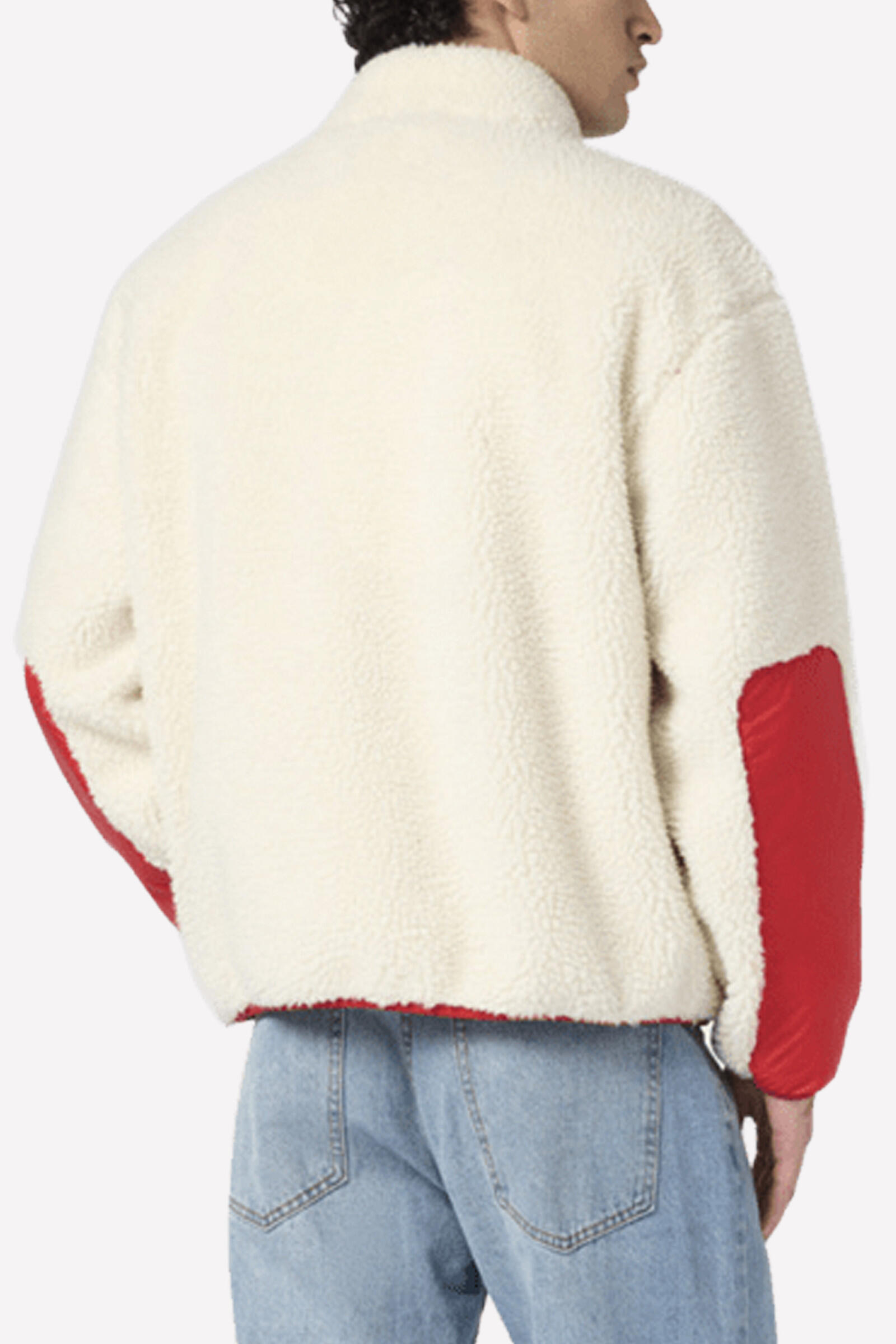 Champion Forro Polar Hooded Top Blanco/rojo 2/5