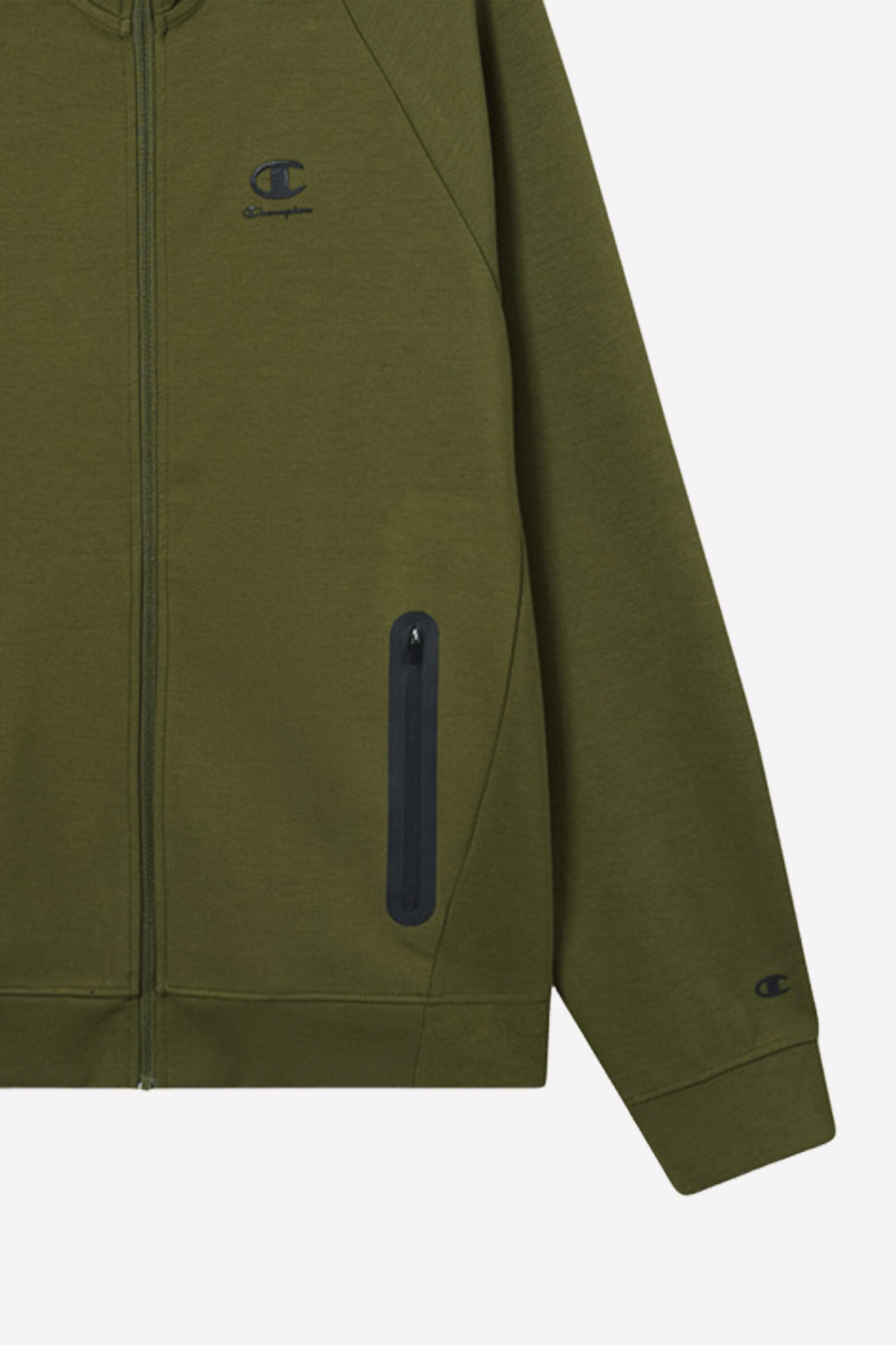 Champion Sudadera Con Capucha C-tech Verde 4/5