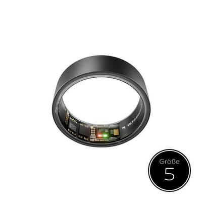 AIR Smart Ring, Raw Titanium - Größe 8