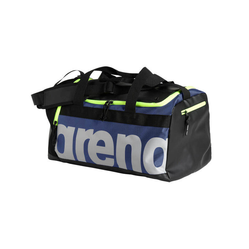 Arena Spiky III Duffle 40 Borsone 40L + Cappello In Poliestere II – Set Unisex Da Nuoto E Palestra, Grigio/Nero - 4
