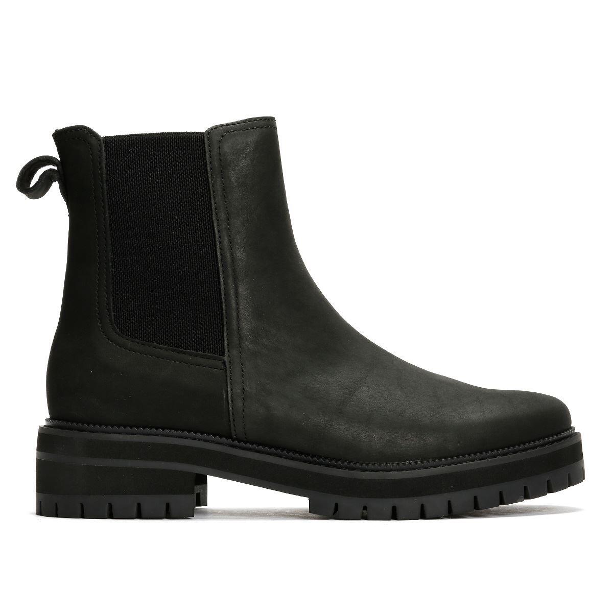 TOMS Bennet Leather Women's Black Boots 5/6