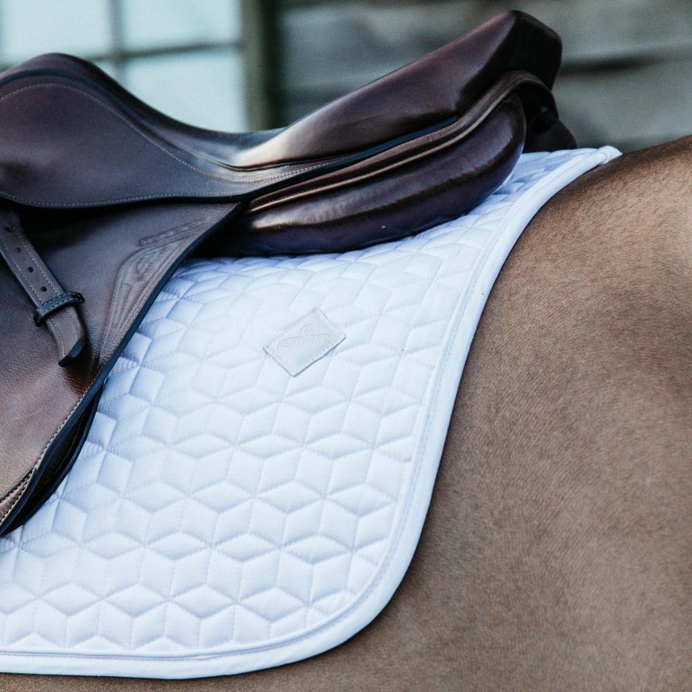 Tapis de selle classic blanc 4/7